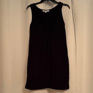 LOFT Black Sleeveless Mini Dress